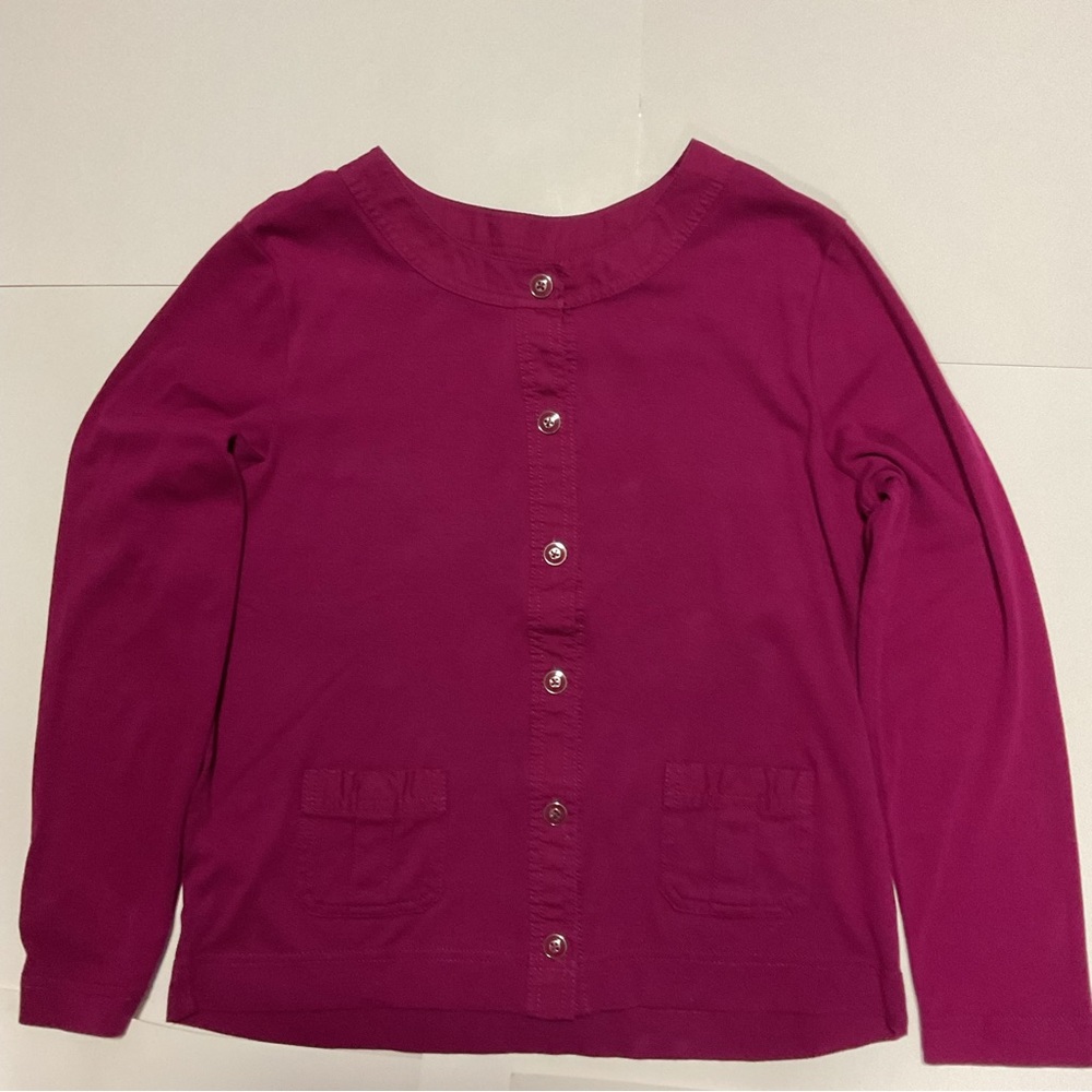 Chaps Classic Button Front Men’s Long Sleeve Shirt 2 Small Decorative Po…
